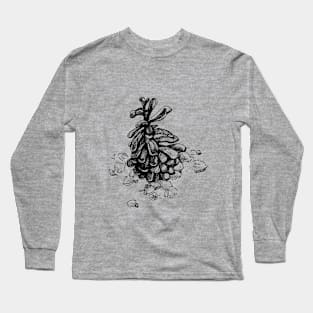 Cone. Linear image. Graphics. Long Sleeve T-Shirt